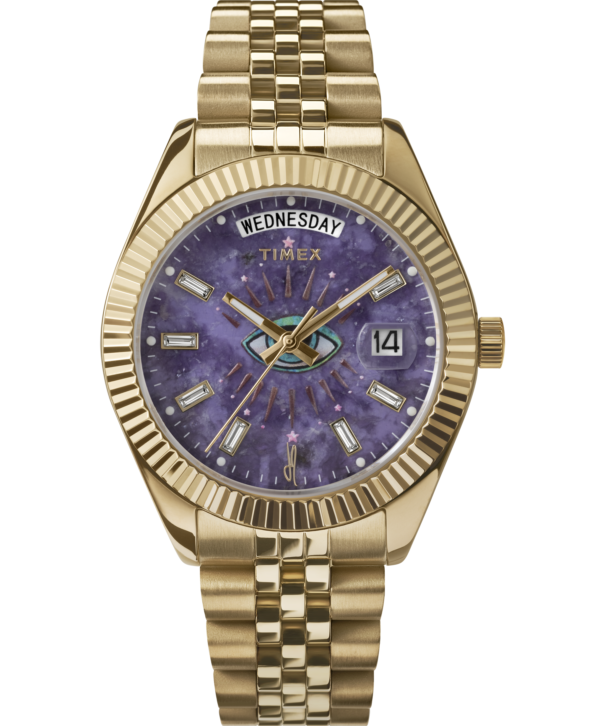 TIMEX x Jacquie Aiche Golden Eye Collection TW2W63300